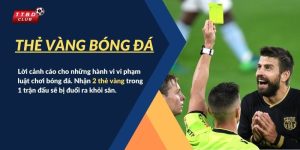 luật thẻ vàng trong bóng đá